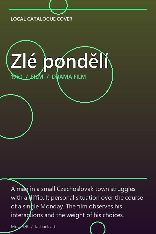Zlé pondělí poster