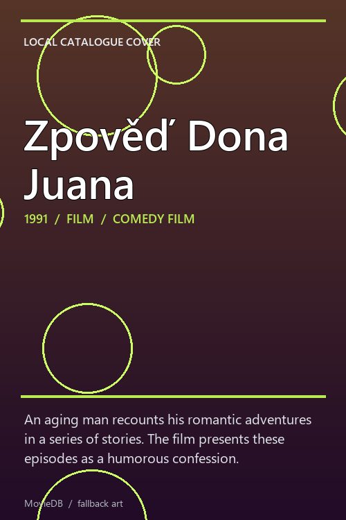 Zpověď Dona Juana poster