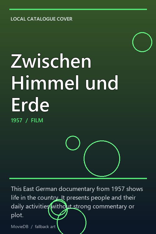 Zwischen Himmel und Erde poster