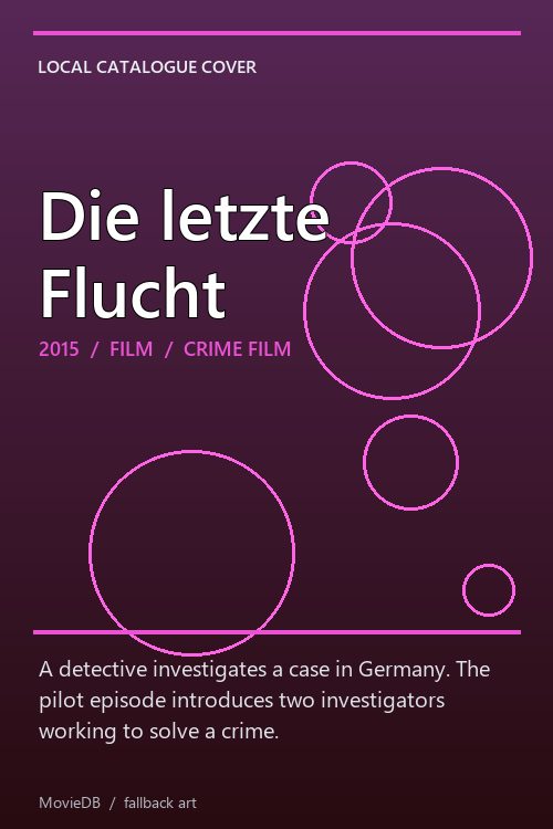 Die letzte Flucht poster