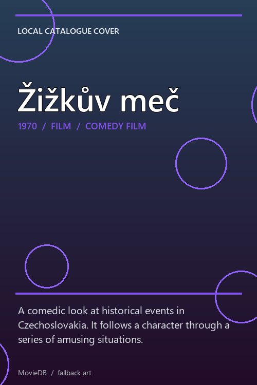 Žižkův meč poster