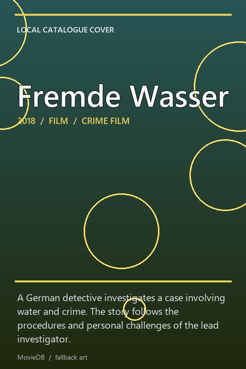 Fremde Wasser poster