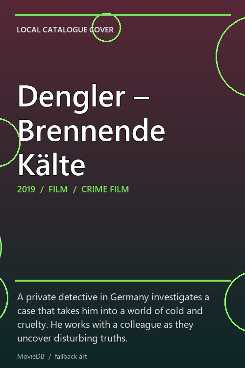 Dengler – Brennende Kälte poster