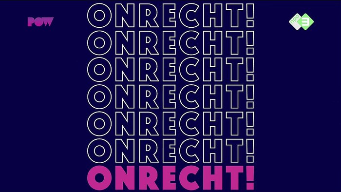 Onrecht! poster