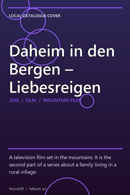 Daheim in den Bergen – Liebesreigen poster