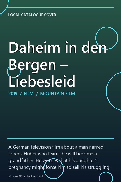 Daheim in den Bergen – Liebesleid poster