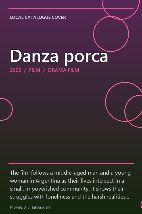 Danza porca poster