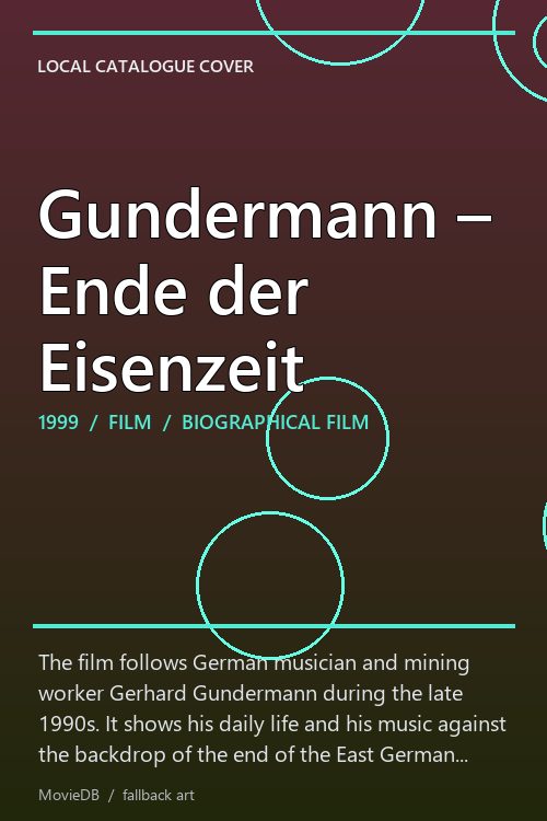 Gundermann – Ende der Eisenzeit poster