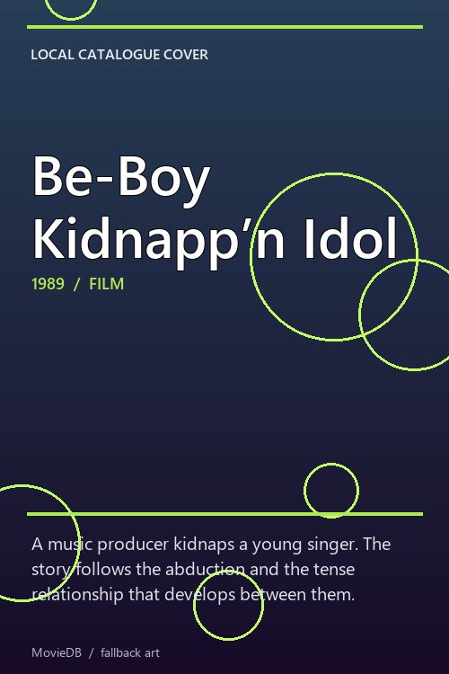 Be-Boy Kidnapp’n Idol poster
