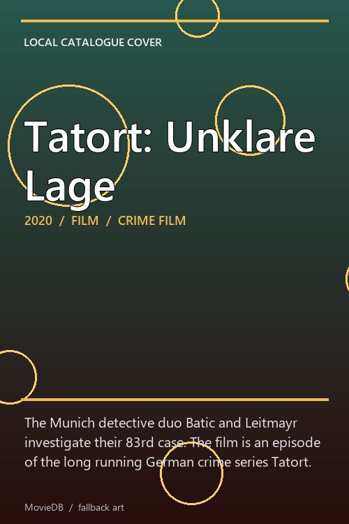 Tatort: Unklare Lage poster