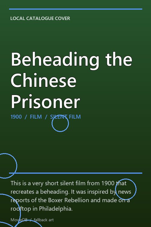 Beheading the Chinese Prisoner poster