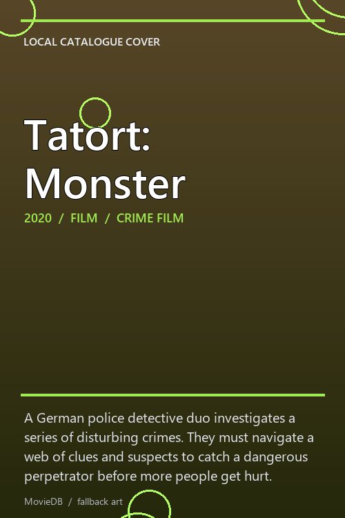 Tatort: Monster poster