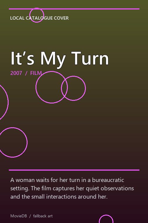 It’s My Turn poster