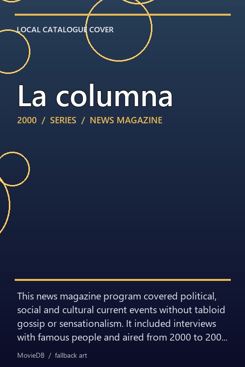 La columna poster