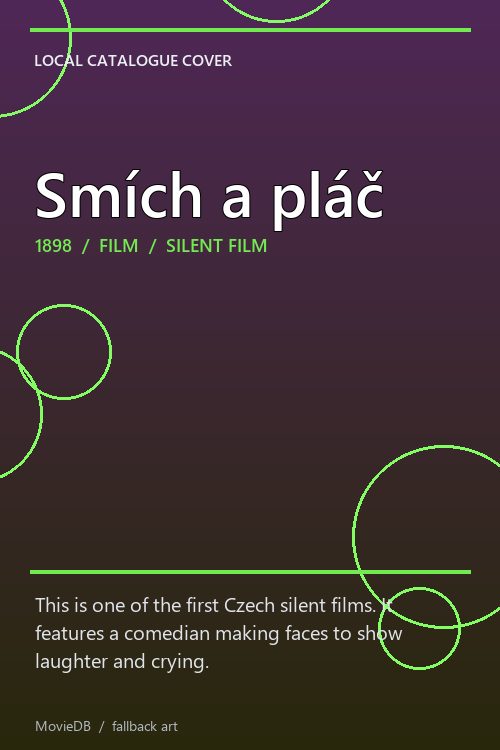 Smích a pláč poster
