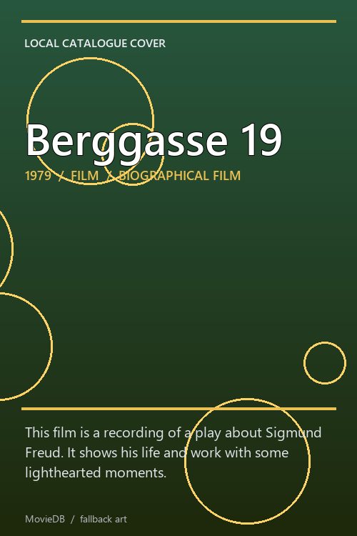 Berggasse 19 poster