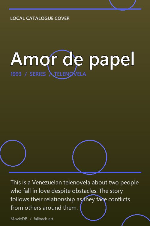 Amor de papel poster