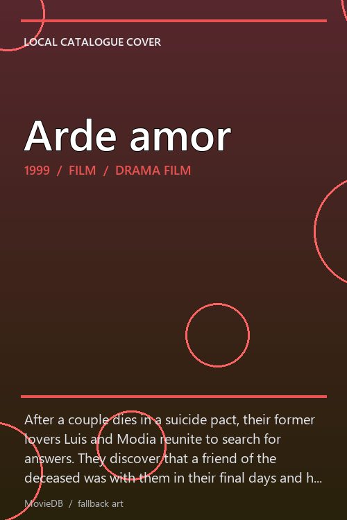 Arde amor poster
