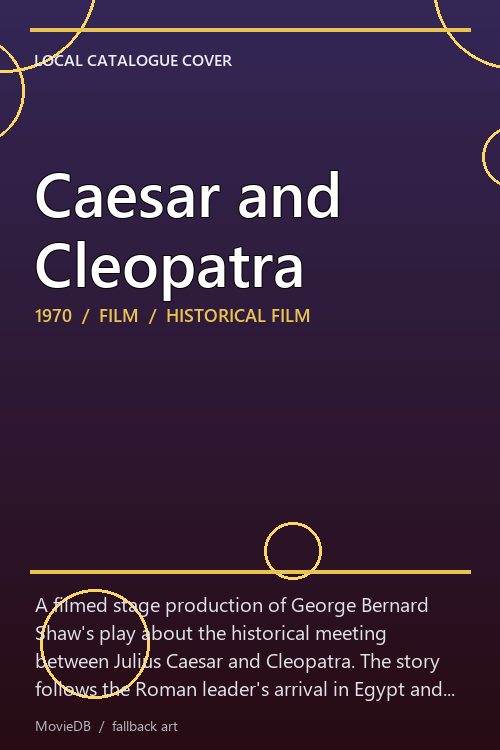 Caesar and Cleopatra poster
