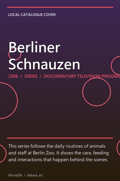 Berliner Schnauzen poster