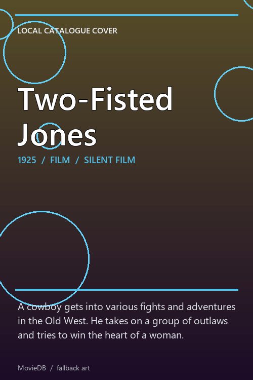 Two-Fisted Jones poster