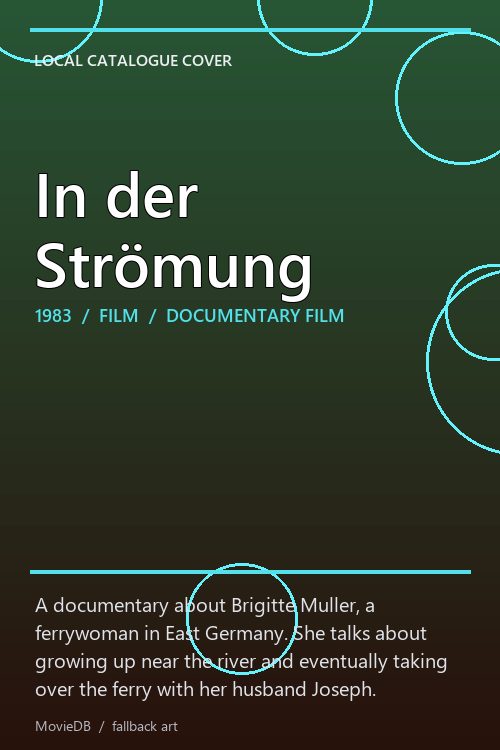 In der Strömung poster