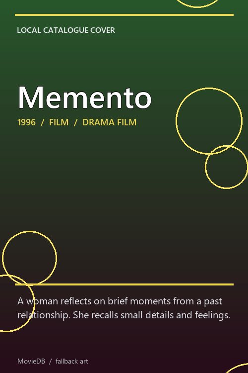 Memento poster