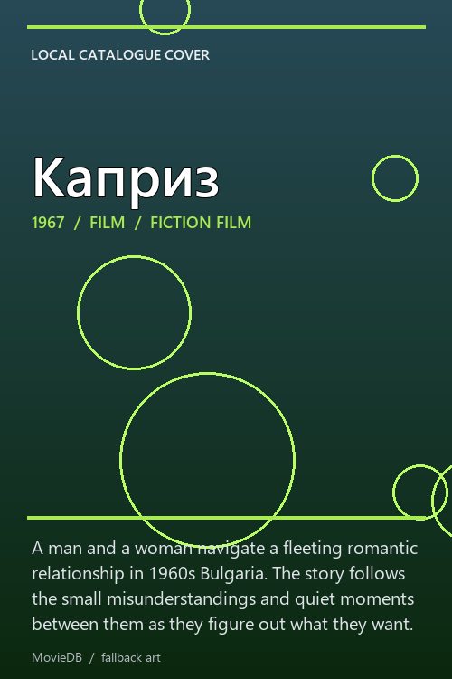 Каприз poster