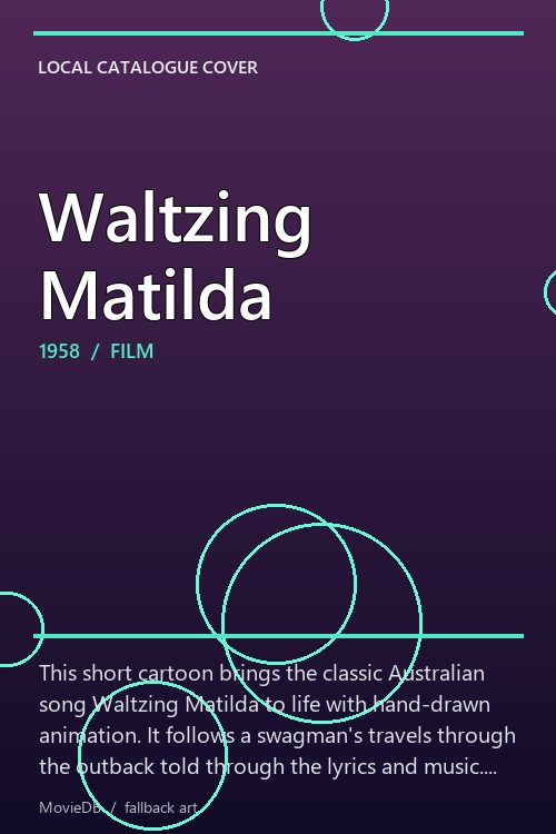 Waltzing Matilda poster
