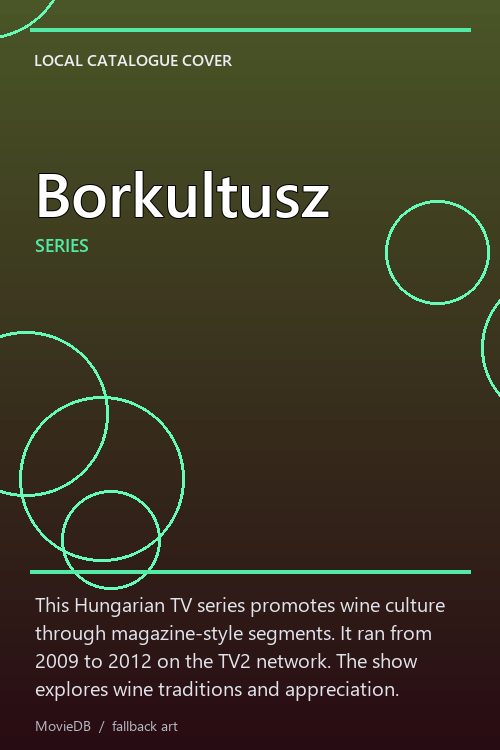 Borkultusz poster