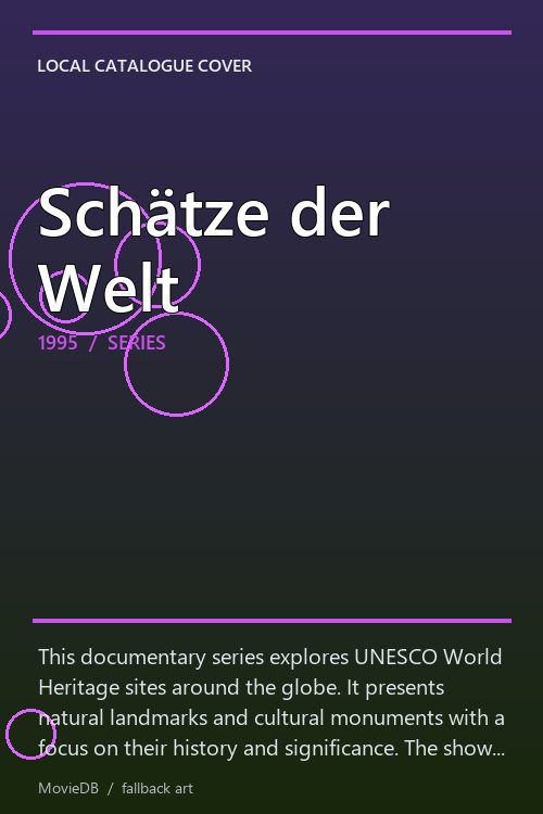 Schätze der Welt poster