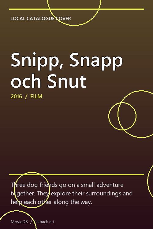 Snipp, Snapp och Snut poster