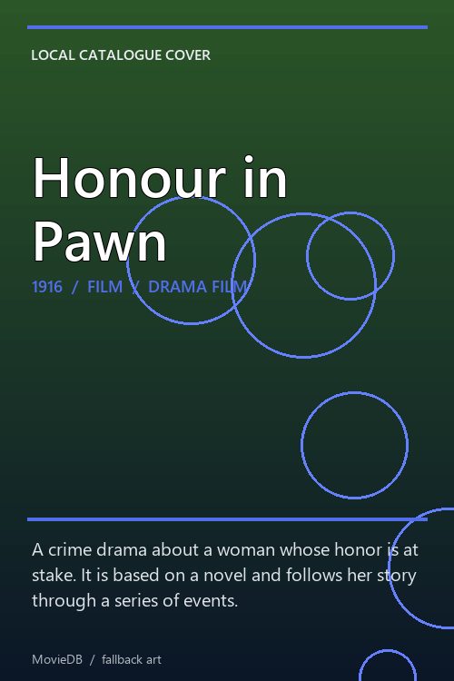 Honour in Pawn poster