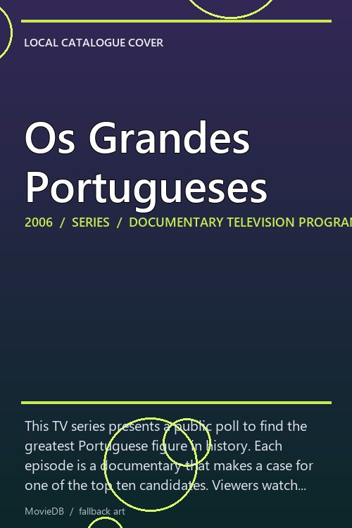 Os Grandes Portugueses poster