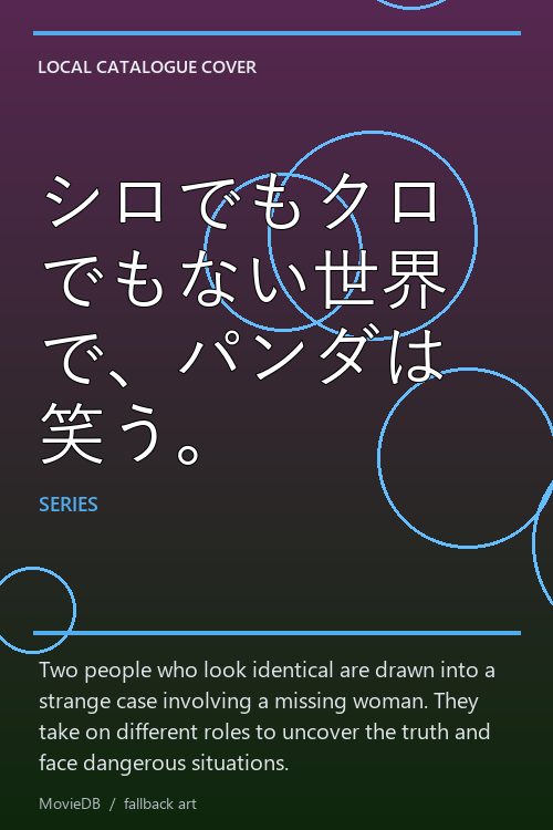 シロでもクロでもない世界で、パンダは笑う。 poster