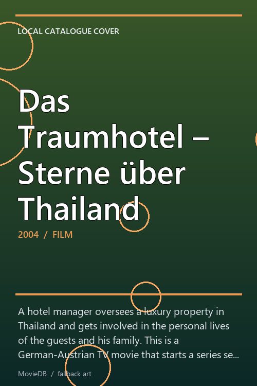 Das Traumhotel – Sterne über Thailand poster