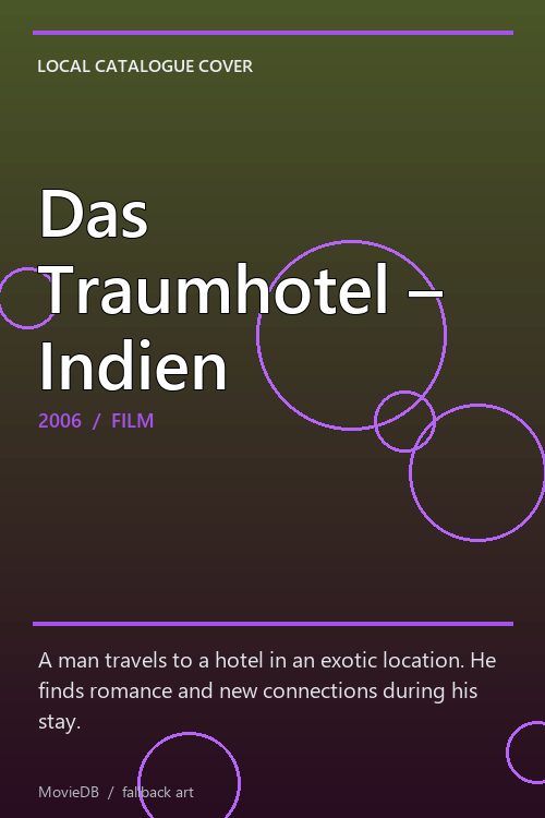 Das Traumhotel – Indien poster