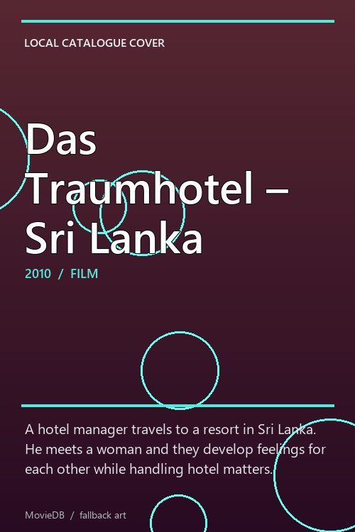 Das Traumhotel – Sri Lanka poster