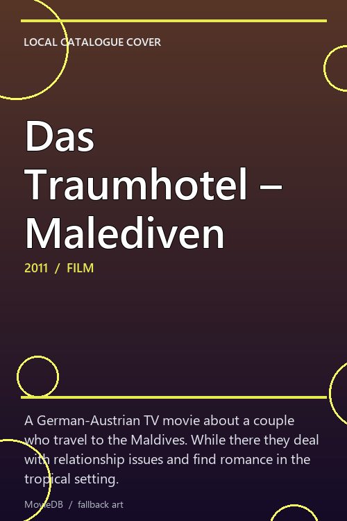 Das Traumhotel – Malediven poster