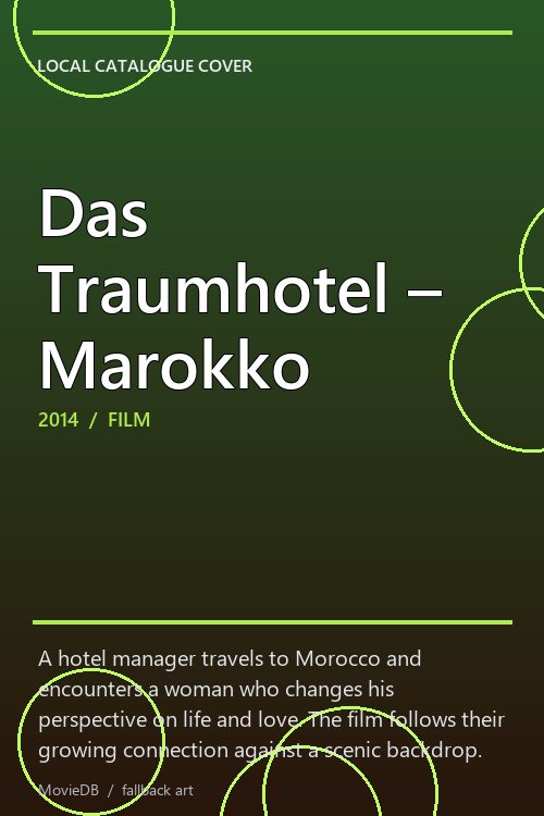 Das Traumhotel – Marokko poster