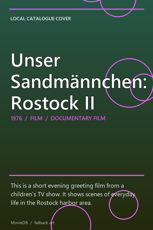 Unser Sandmännchen: Rostock II poster