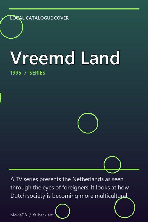 Vreemd Land poster