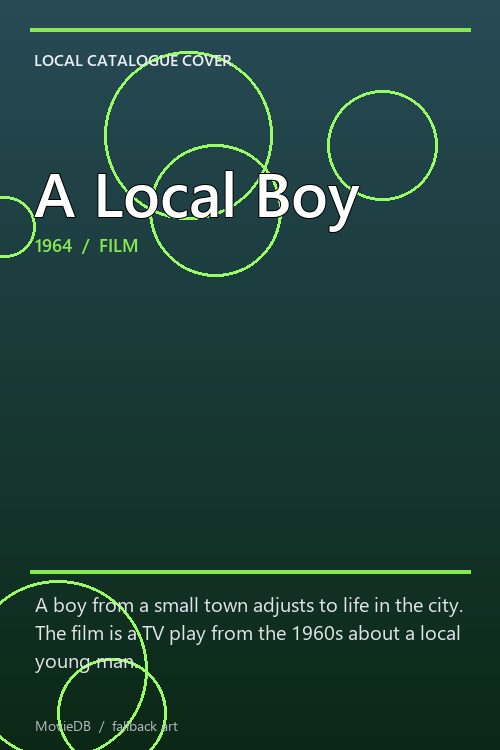 A Local Boy poster