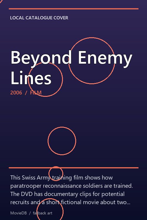 Beyond Enemy Lines poster