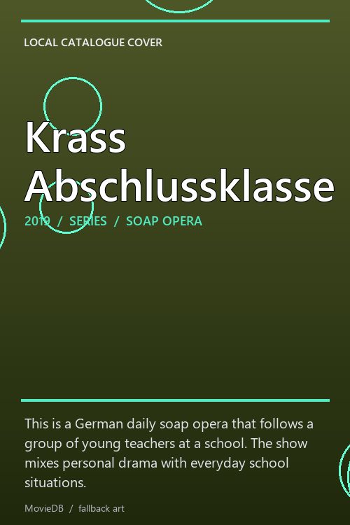Krass Abschlussklasse poster