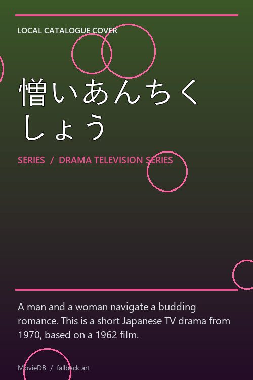 憎いあんちくしょう poster