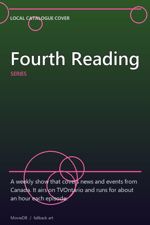 Fourth Reading poster