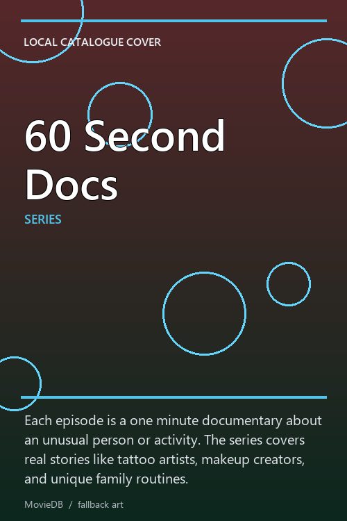 60 Second Docs poster