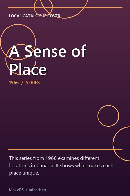 A Sense of Place poster