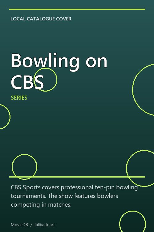 Bowling on CBS poster